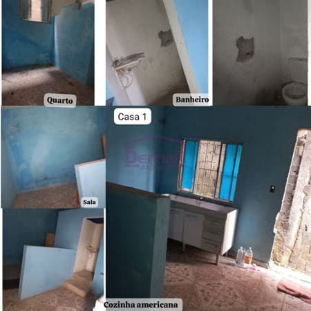 Casa para reforma com 2 dormitórios à venda por R$ 120.000 - Jardim Santo André - Santo André/SP