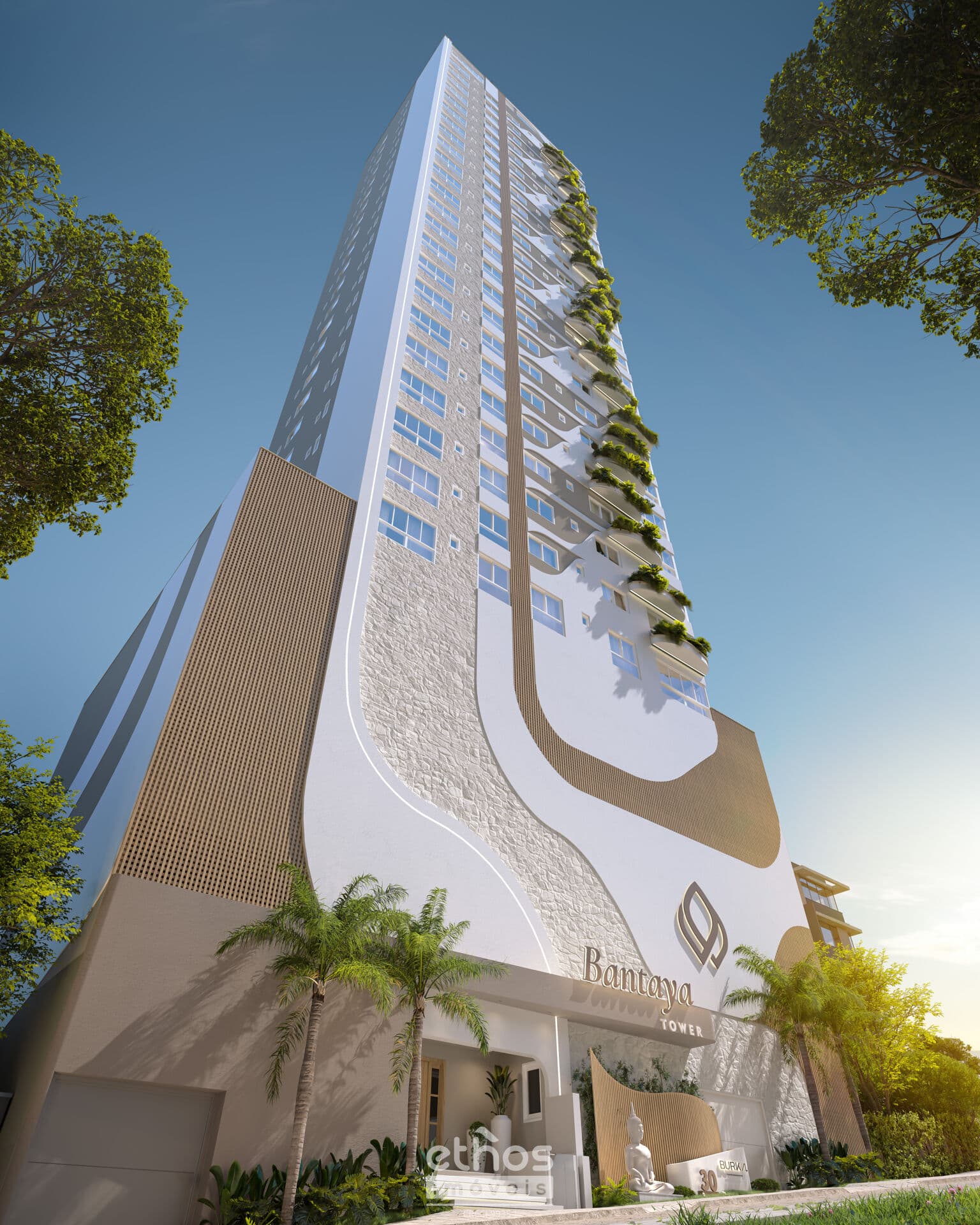 Apartamento com 2 suítes e vista mar lateral no Bantaya Tower – Barra Velha/SC