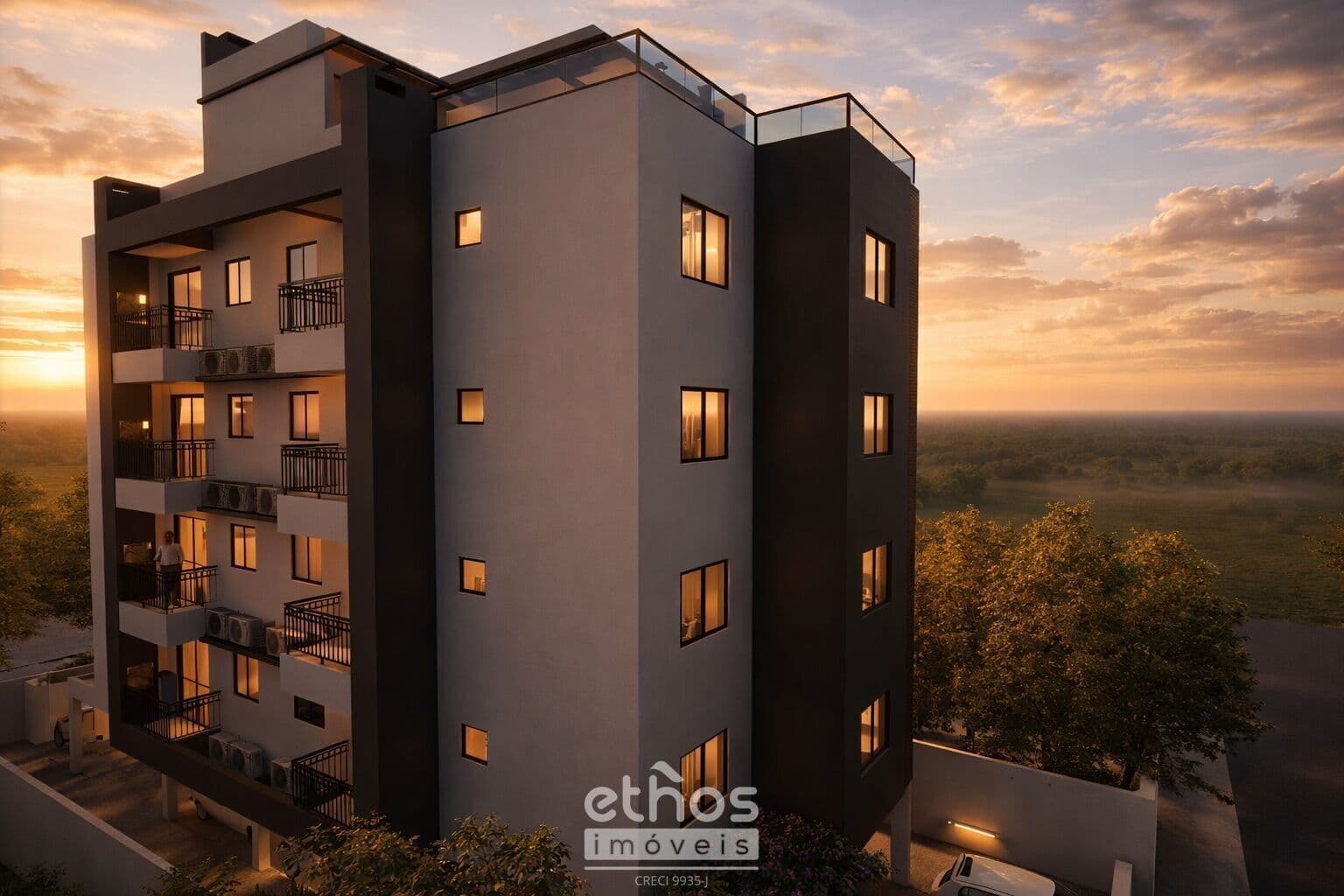 Apartamento Studio com sacada à venda no Costa e Silva em Joinville | Ideal para investimento