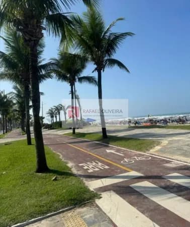Apartamento 1 dormitorio, 1 vaga, praia Solemar, Praia Grande/SP, Lado Praia Vista Mar