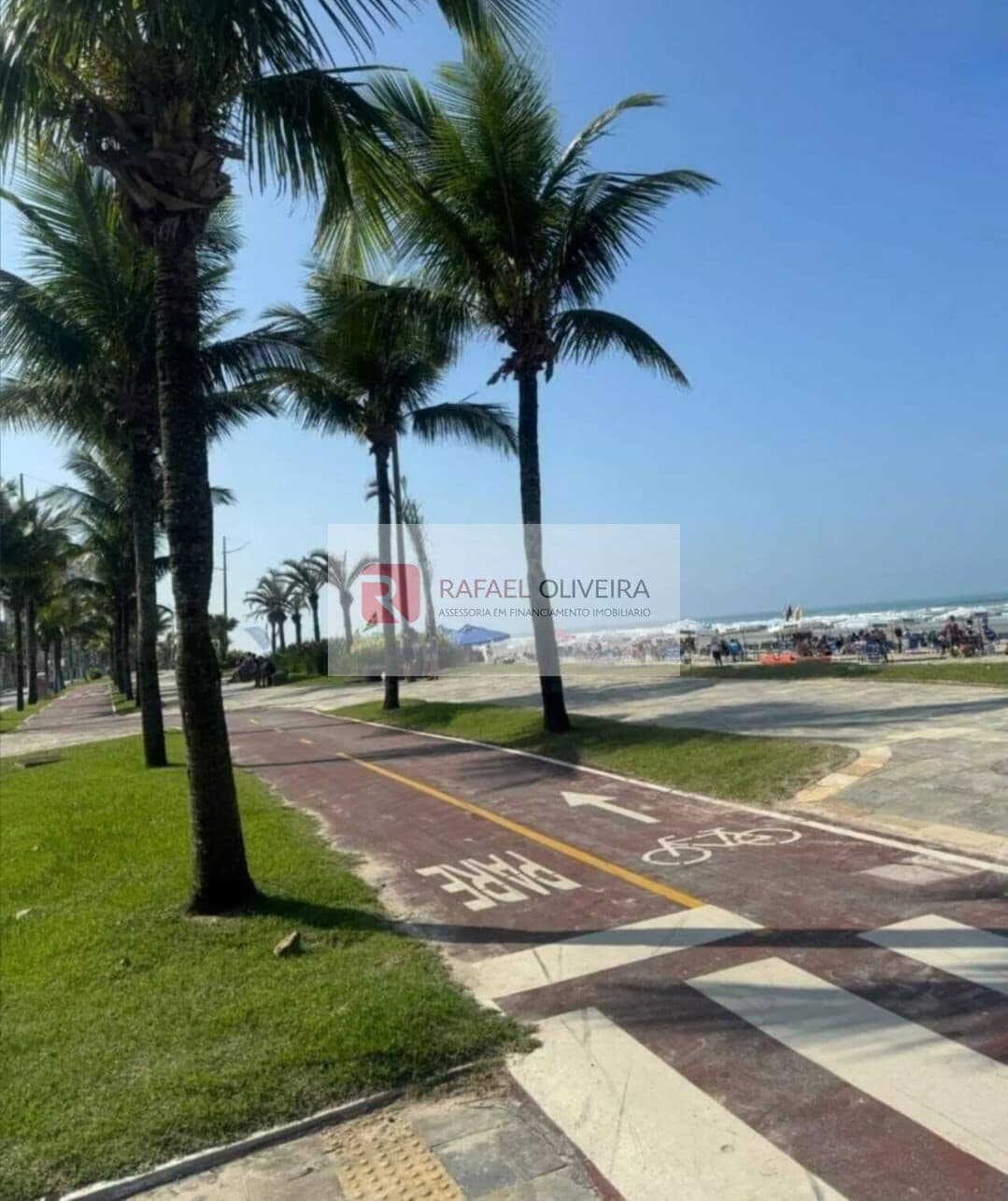 Apartamento 1 dormitorio, 1 vaga, praia Solemar, Praia Grande/SP, Lado Praia Vista Mar