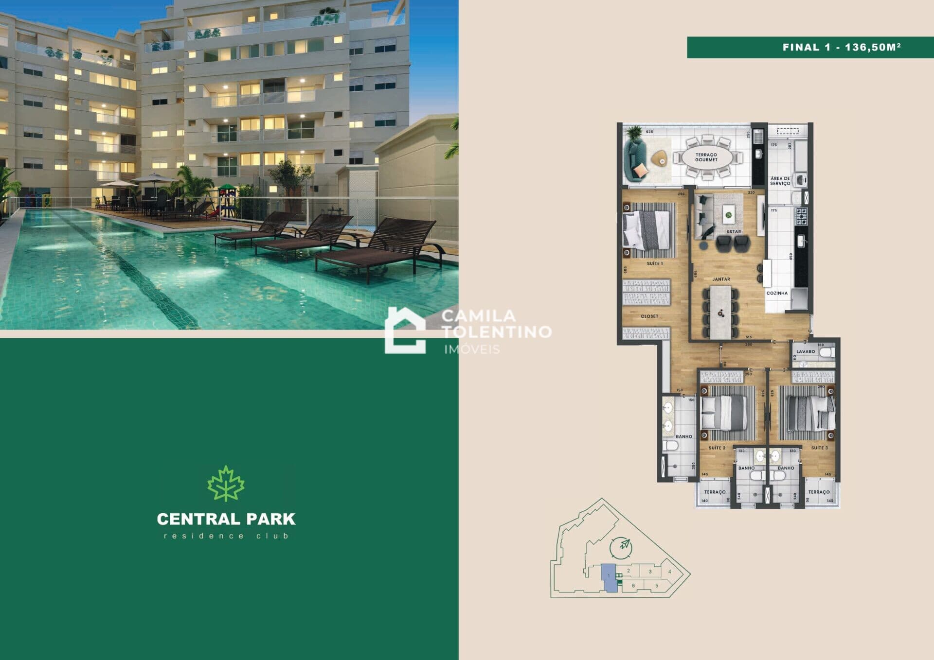 Apartamento Luxo em Localização diferenciada