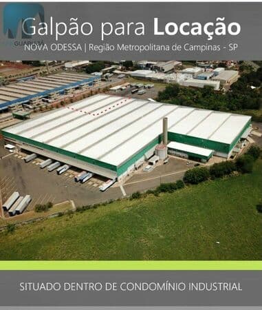 Galpão/Pavilhão Industrial para Aluguel em Centro Nova Odessa-SP