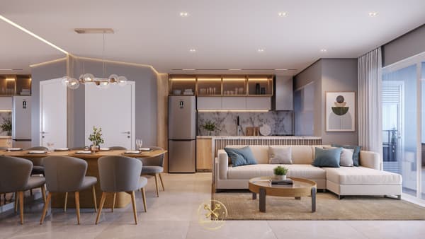 Apartamento Alto Padrão em Criciuma com area de lazer
