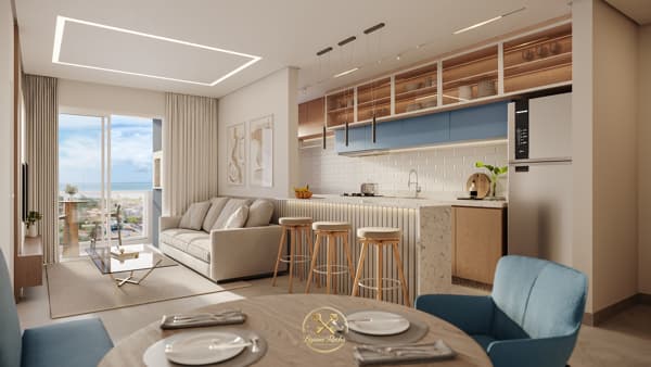 Apartamento na praia do Mar Grosso em Laguna