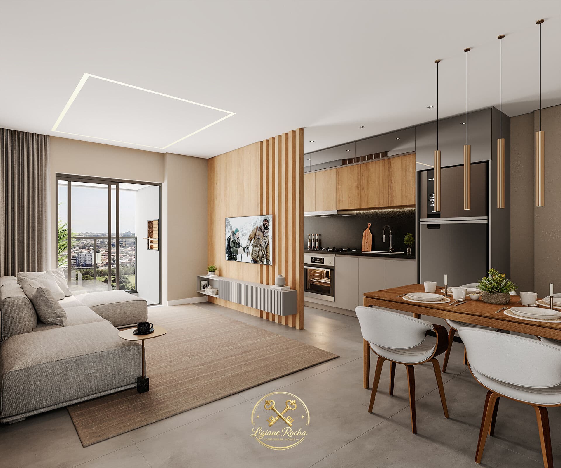 Apartamento Alto Padrão a 220m do estadio Heriberto Hulse