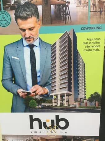 Studio Smart Home no Centro de Criciuma com vaga de garagem