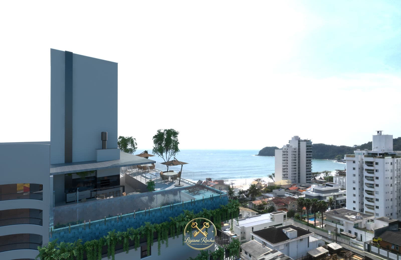 Apartamento Cobertura terraço com piscina em Cabeçudas, Itajaí/SC
