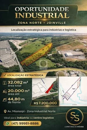 Área Industrial à Venda – Zona Industrial Norte | Joinville
