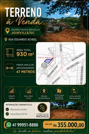 Terreno à Venda – Bairro Nova Brasília | Joinville/SC