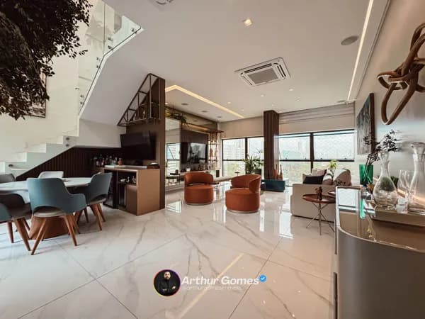 Apartamento Duplex exclusivo em Casa Forte - 185 m², 04 quartos e piscina privativa - Edf Smart Plaza Raphael Monte