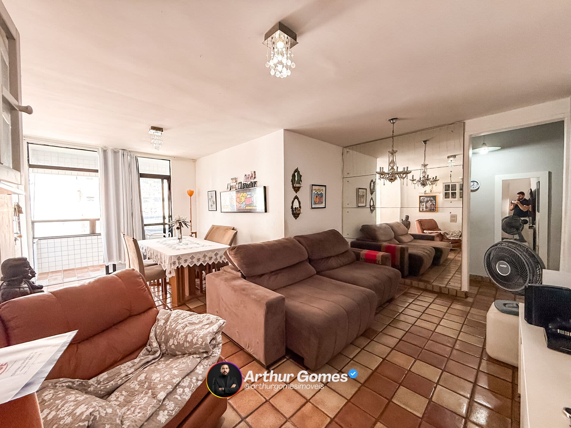 Apartamento em Boa Viagem com 102 m² e 03 quartos - Edf Costa Blanca