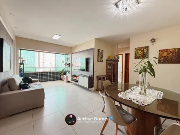 Apartamento na Torre com 3 quartos, 97 m² e 2 vagas - Edf. Edésio Pessoa