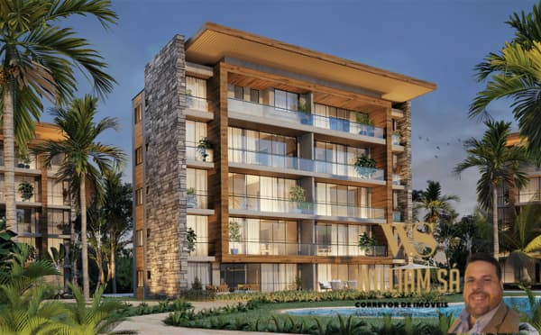 Apartamento de praia frente mar 75 metros lazer total pé na areia no porto das dunas Ceará