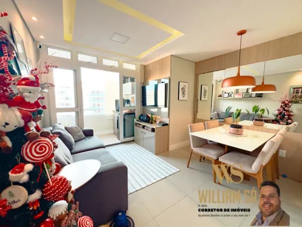 Super Apartamento 3 quartos, projetado, com piscina, academia e mais em Papicu, Fortaleza/CE