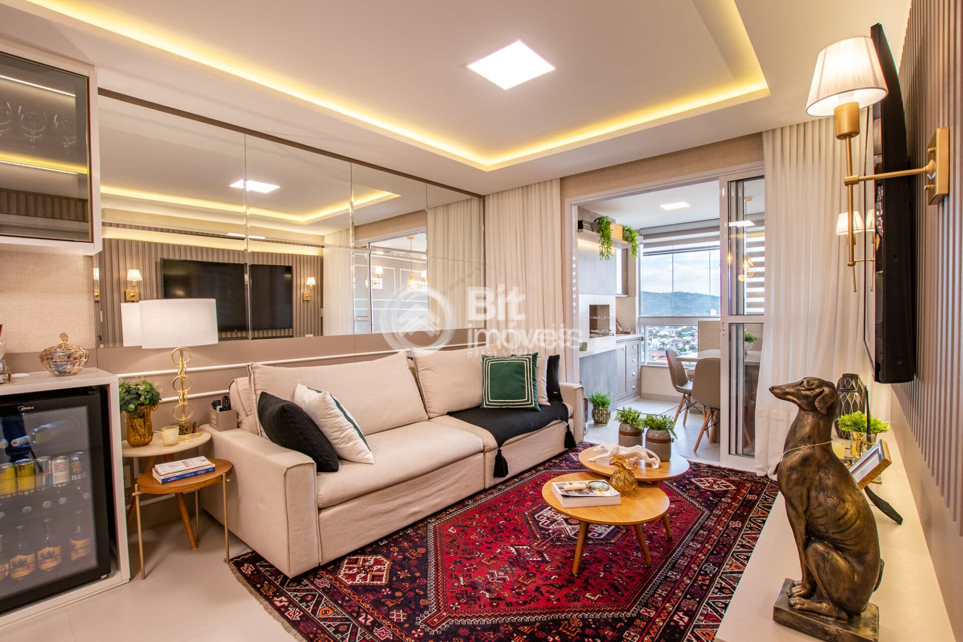 APARTAMENTO MOBILIADO - RESIDENCIAL OURO BRANCO