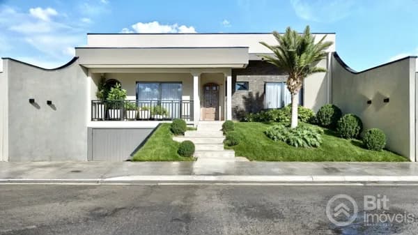 CASA ALTO PADRÃO COM TRÊS SUÍTES