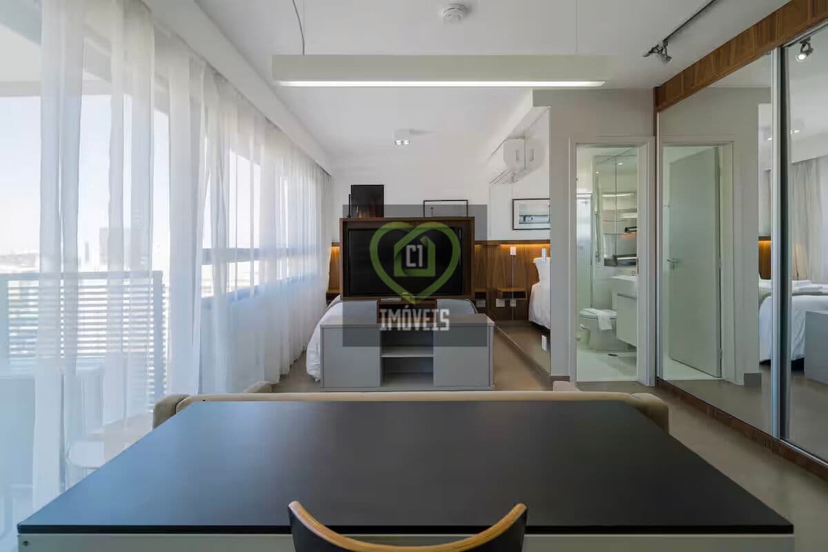 Studio - 35 m2 com uma vaga de garagem na Vila Madalena.