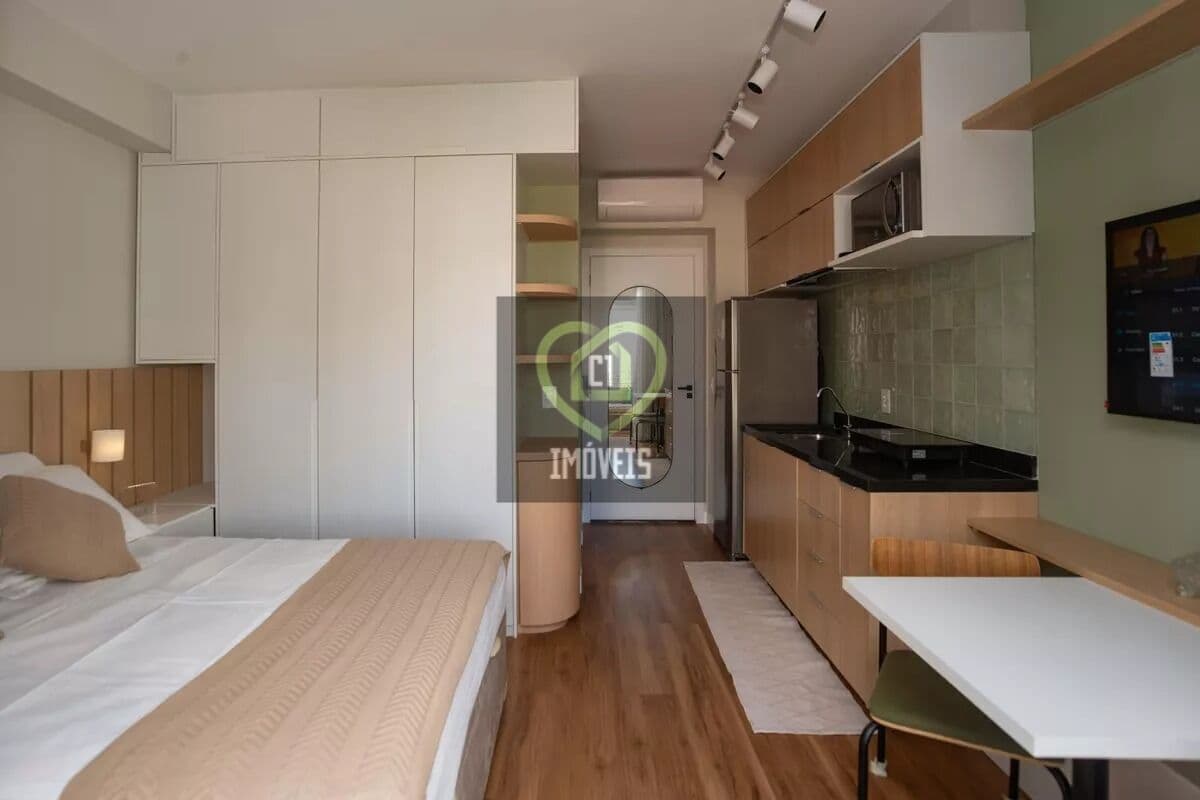 Studio à venda com 24m², 1 quarto e sem vaga