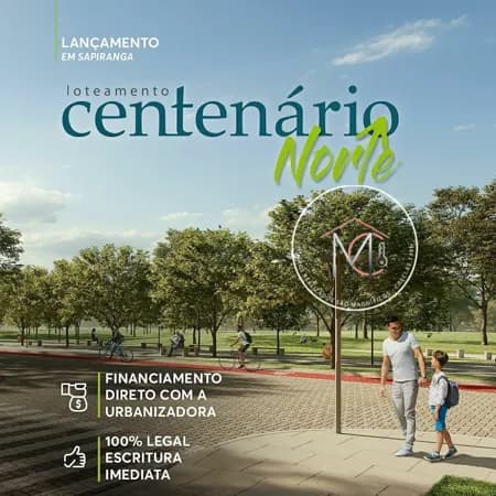 Terreno no Loteamento Centenário Norte.
