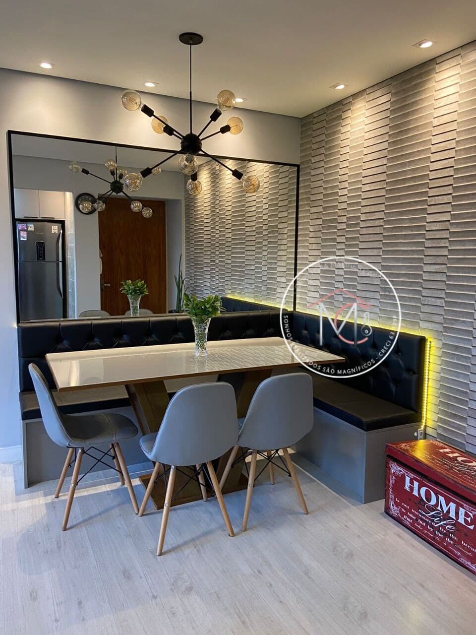 Apartamento Semi Mobiliado