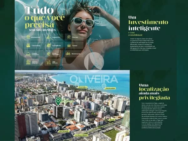 Edifício Sitges - Apartamentos studios, a partir de 16m², na Jatiúca, em Maceió-AL