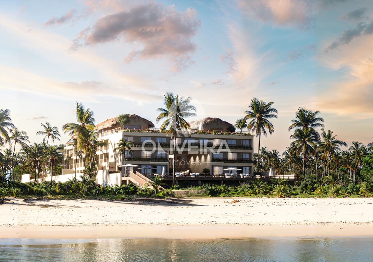 Ory Milagres - Apartamento Studio à venda, à beira-mar, em São Miguel dos Milagres, Alagoas