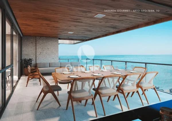 Apartamento de Alto Padrão com 4 suítes, sendo 1 master, varanda gourmet 37,99m² na Ponta Verde - Maceio/AL