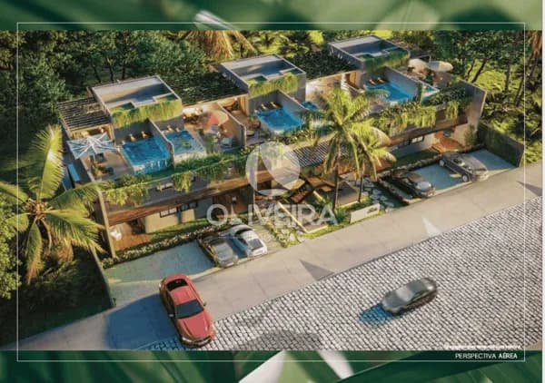 Apartamentos em Porto de Pedras 3 quartos, sendo 2 suítes, varanda e área externa com piscina e Rooftop