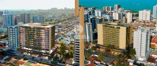Apartamento quarto e sala a venda na Jatiúca, em Maceió-AL