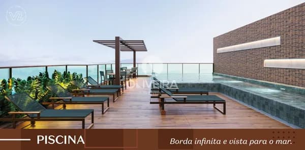 WISH RESIDENCE - Apartamentos Studios Master com varanda, à venda a uma quadra da orla da Jatiúca - Maceió/AL
