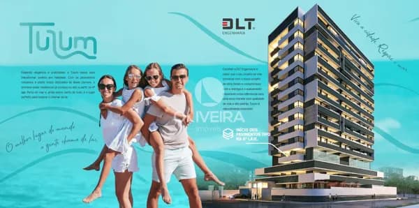 Edificio Tulum - Apartamentos 3 quartos, sendo 1 suíte, varanda gourmet na Jatiúca - Maceió/AL