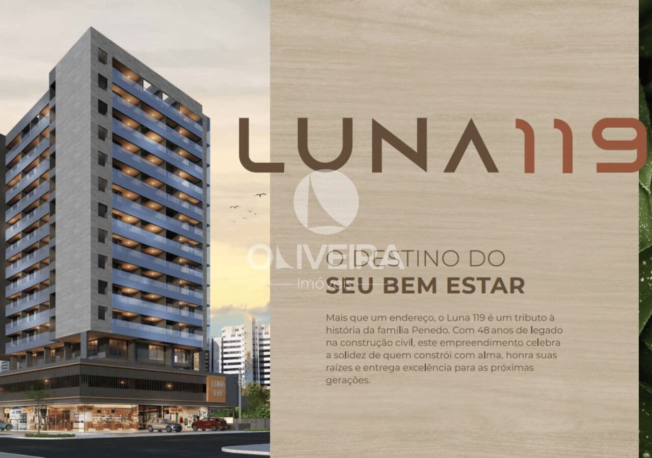 LUNA 119 Jatiúca: A Melhor Oportunidade de 1 Quarto e Investimento em Maceió