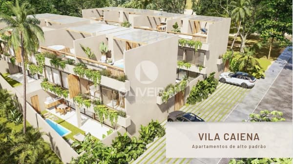 Apartamento 2 quartos à venda na praia do Riacho em São Miguel dos Milagres/AL