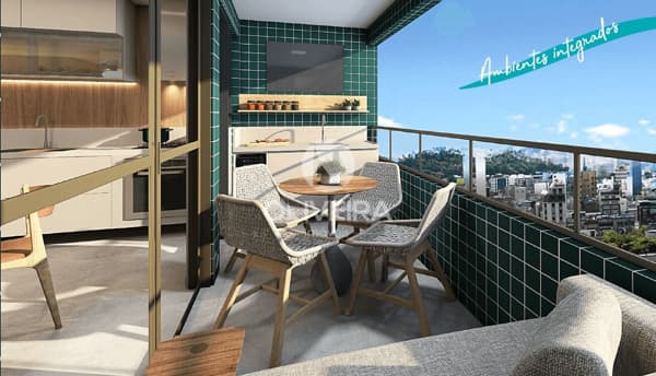 Edificio Tulum - Cobertura com 3 quartos, sendo 1 suíte, varanda gourmet na Jatiúca - Maceió/AL