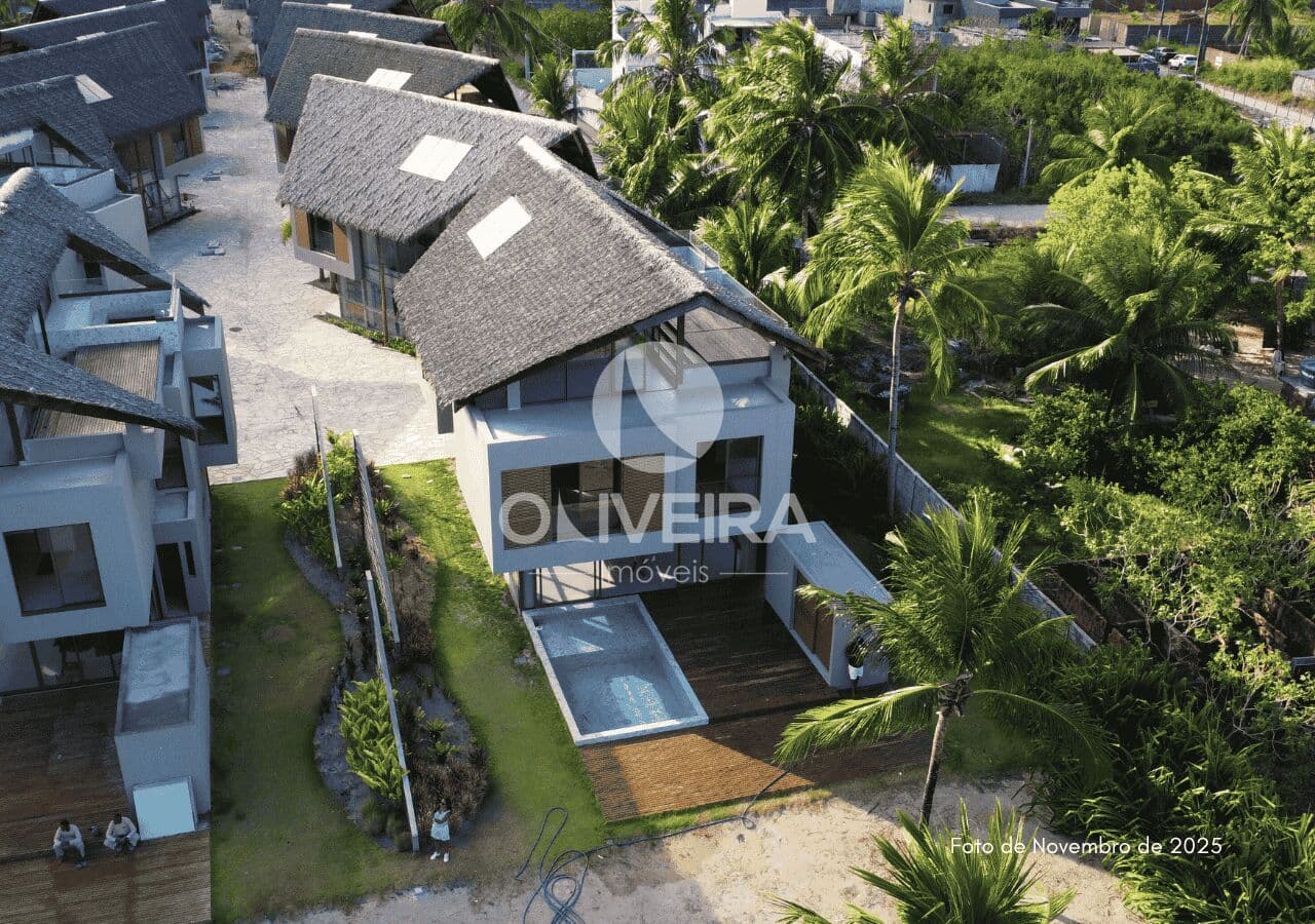 RESERVA AYSÚ - Casa bangalô de Alto Padrão frente mar à venda com 5 suítes em São Miguel dos Milagres, Alagoas
