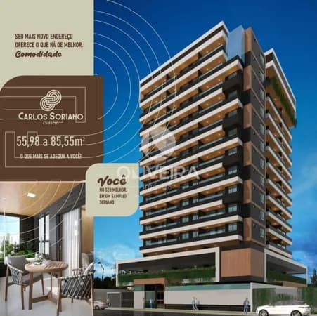 Edifício Carlos Soriano: Apartamentos de 2 Quartos com Suíte no Coração da Jatiúca