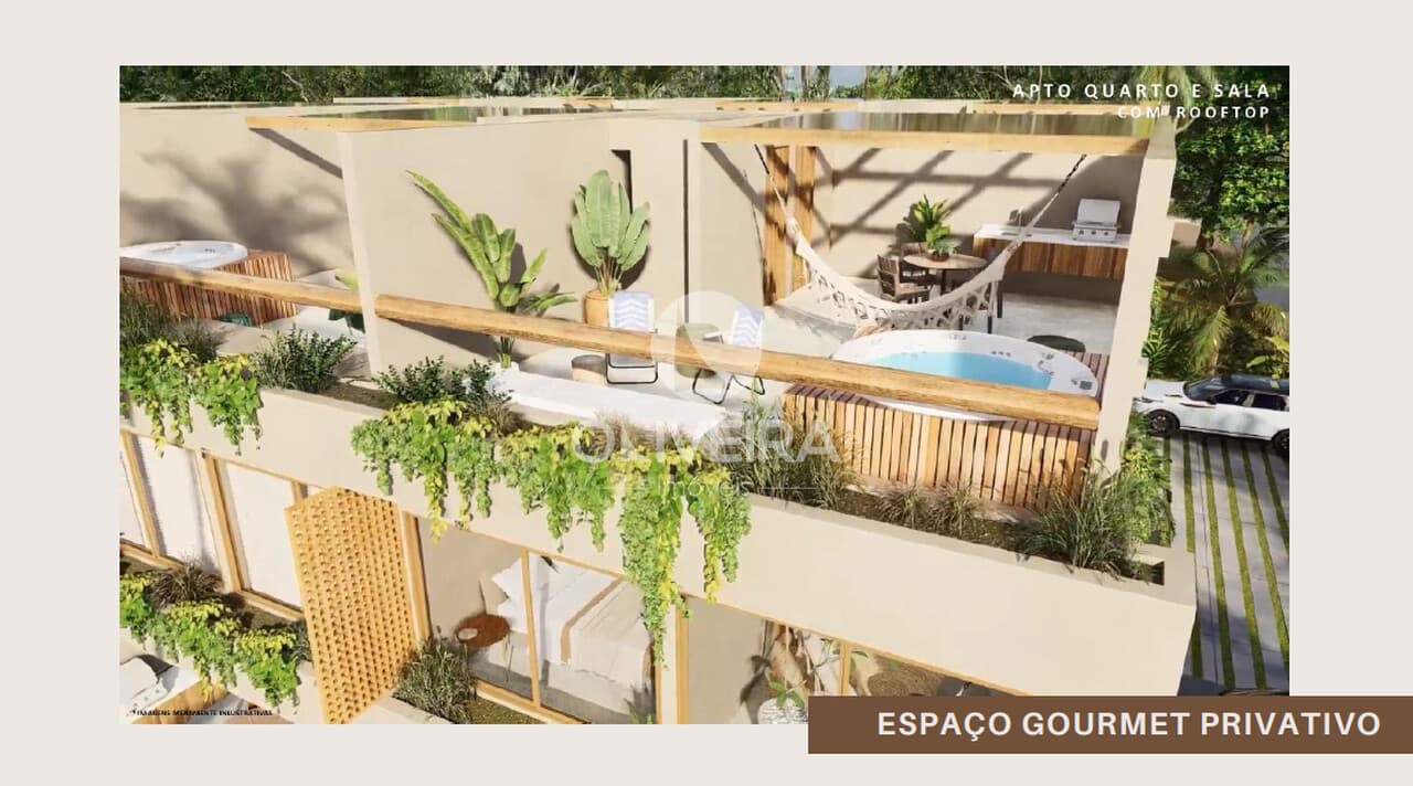 Apartamento quarto e sala a venda na praia do Riacho em São Miguel dos Milagres/AL