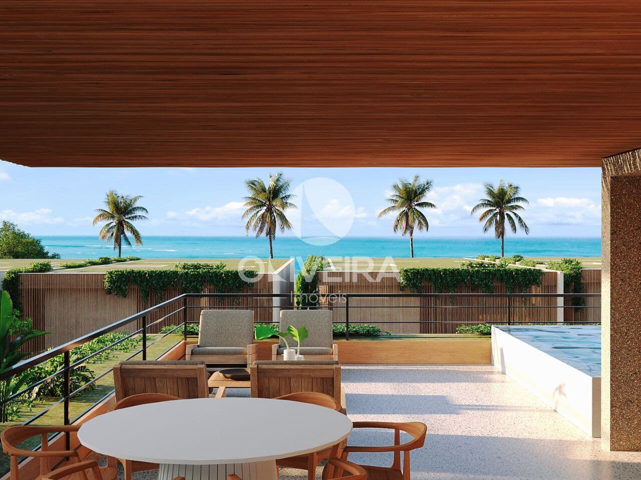 Exclusiva casa vista mar com 5 suítes à venda na Praia do Toque, em São Miguel dos Milagres, Alagoas.