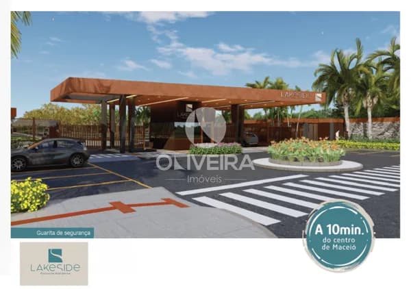 Terreno de alto padrão à venda no LAKESIDE Exclusive Residence na Ilha de Santa Rita em Marechal Deodoro/AL