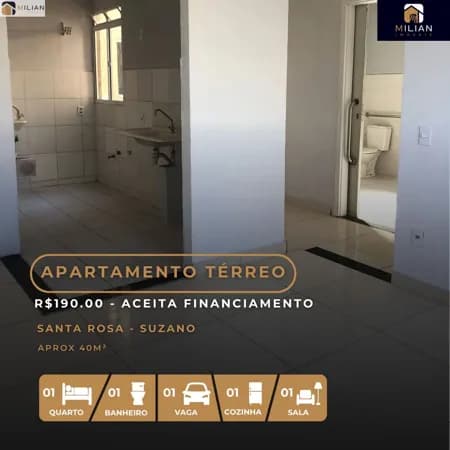 Apartamento em Suzano - Parque Santa Rosa