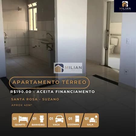 Apartamento em Suzano - Parque Santa Rosa