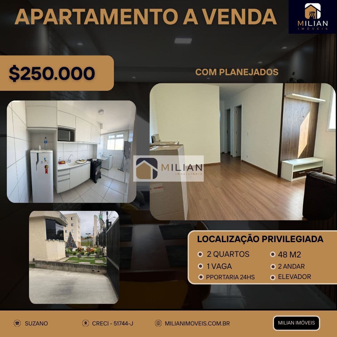 Apartamento à Venda Mobiliado - Vila Amorim/ Suzano