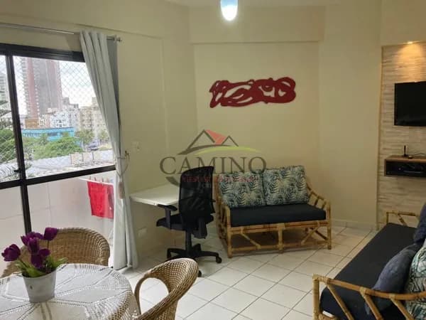 Apartamento 1 dormitório na Enseada - Guarujá - SP, próximo ao mercado Extra e Carrefour