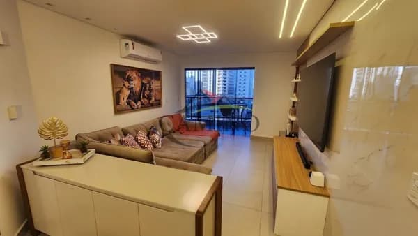 Apartamento de 03 dormitórios (01 suíte) +01, vista mar, 128 m², próximo à praia das Astúrias, Guarujá/SP.