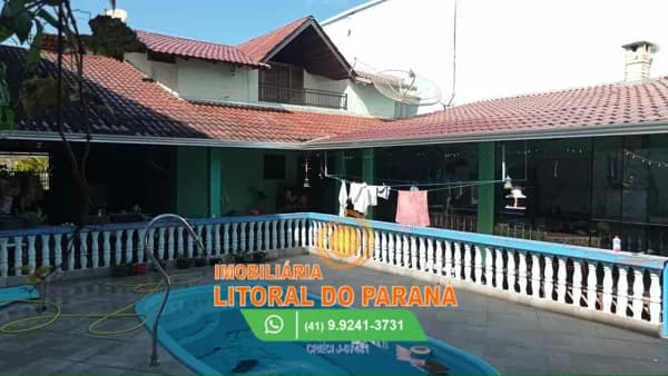 Sobrado 04 Quartos sendo uma suíte e Piscina - Marisol - Pontal do Paraná