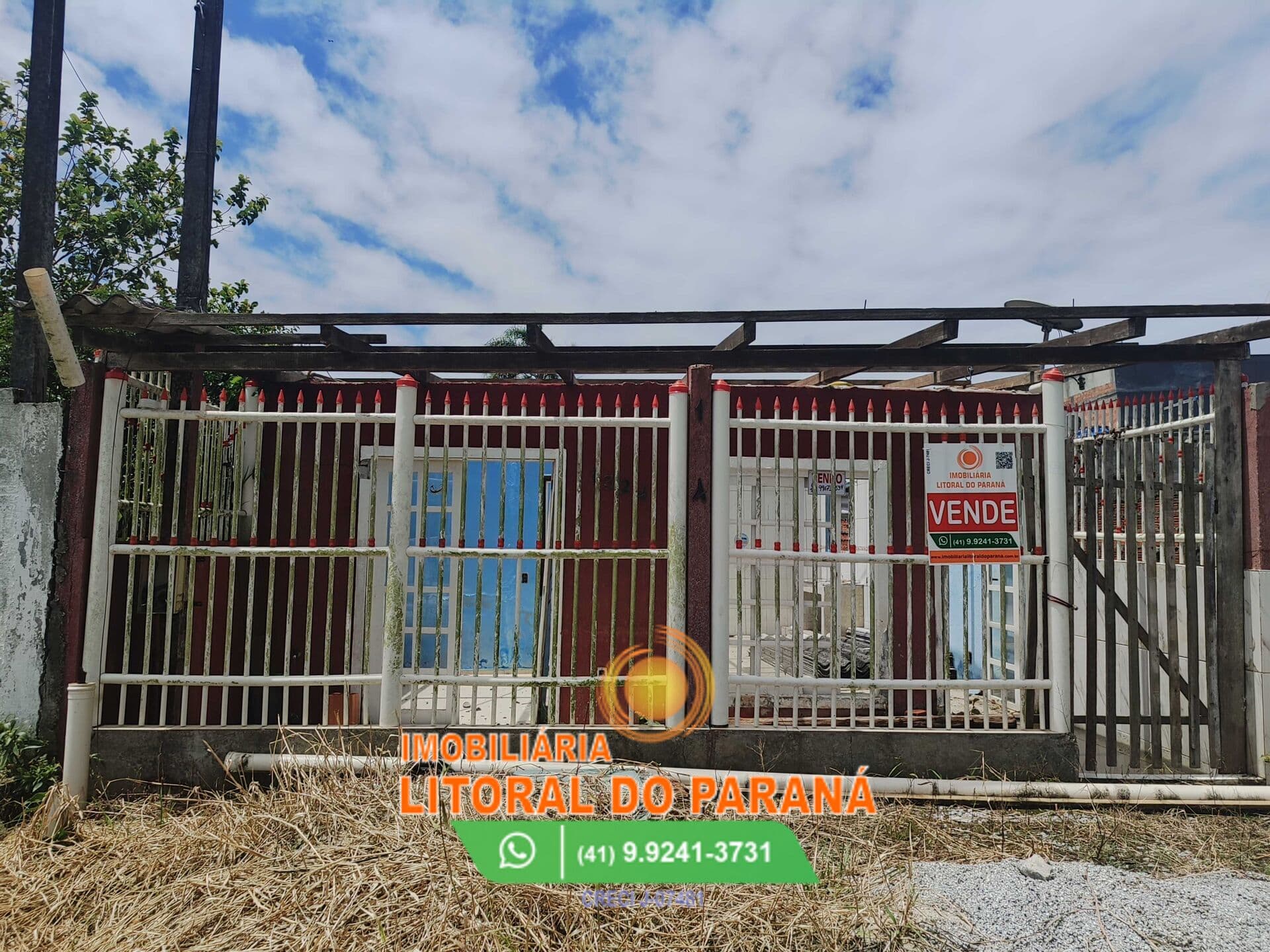 Terreno com casa em construção área de 183 m² - Balneário Luciane - Pontal do Paraná!!!