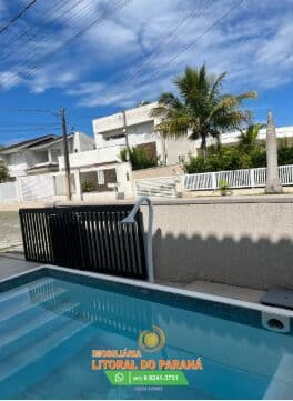 Sobrado de Esquina 3 Quartos - Piscina - Porto Fino - Pontal do Paraná