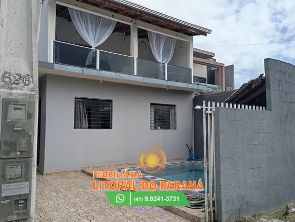 SOBRADO NO ATAMI PONTAL DO PARANA COM 3 QUARTOS