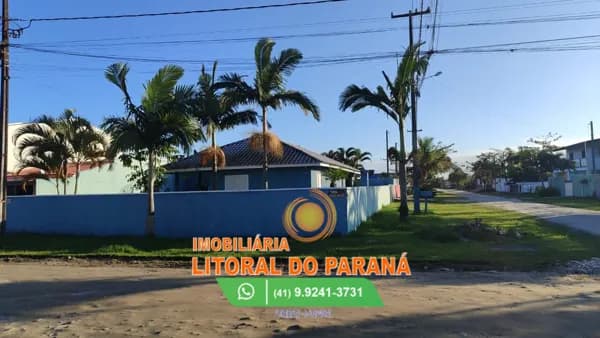 Casa Alvenaria - com terreno para construção - Balneário Shangrila - Pontal do Paraná